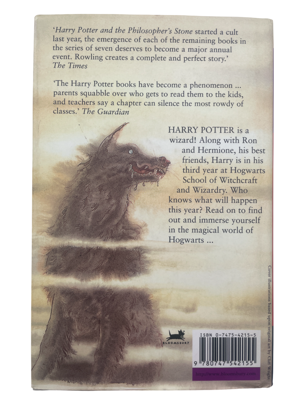 Harry Potter Prisoner of Azkaban 1999 Bloomsbury first edition second print rare early Harry Potter book collectible J.K. Rowling vintage fantasy novel UK edition high-resolution images rare Potter books investment copy early printing Bloomsbury cover art