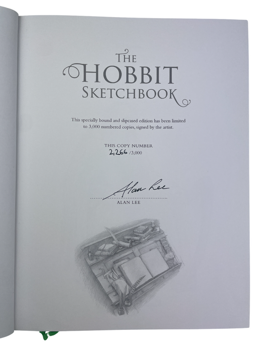 Tolkien Alan Lee signed limited edition deluxe box set 2019 HarperCollins The Hobbit Sketchbook The Lord of the Rings Sketchbook collector rare numbered 3000 copies Middle Earth art illustration concept drawings fantasy books Tolkien collection signed Alan Lee artwork rare Tolkien edition Hobbit LOTR gift boxed set fine press fantasy literature collectible signed Tolkien illustrator Alan Lee art books deluxe Harper Collins Tolkien Middle Earth rare illustrated edition fantasy art collectors.