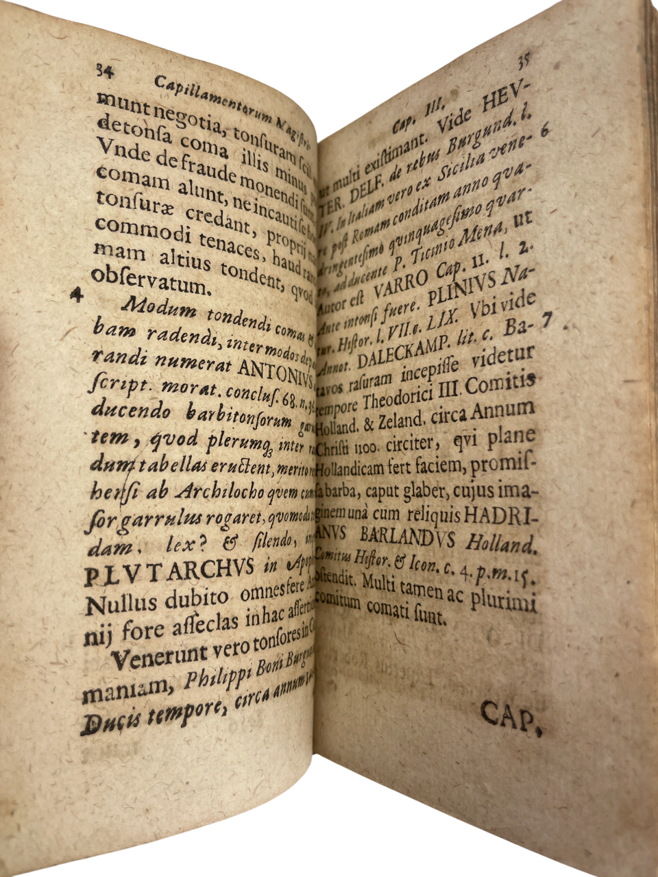 First edition 1663 De Capillamentis Conrad Tiburtius Rango wigs hairpieces capillamenta seventeenth century rare book hair fashion historical treatise daily use theatrical hairstyles materials construction social norms cultural significance natural historian Lutheran theologian Magdeburg rare antique book collectible early modern hair study