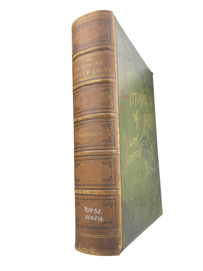 The Pictorial Arts of Japan 1886 William Anderson signed Artist’s Proof no. 20 rare limited edition Japanese art folio Meiji era Japanese visual culture 80 plates color monochrome illustration William Anderson art history British Museum Japanese collection Sampson Low London signed folio rare collectible early Western scholarship Japanese art study Professor Anatomy Tokyo Imperial Naval Medical College Meiji Japan Japanese prints paintings drawings Japanese artistic traditions rare book folio collector edit