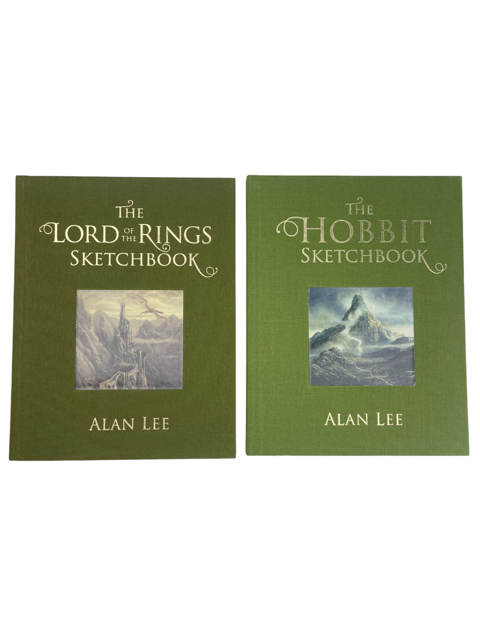 Tolkien Alan Lee signed limited edition deluxe box set 2019 HarperCollins The Hobbit Sketchbook The Lord of the Rings Sketchbook collector rare numbered 3000 copies Middle Earth art illustration concept drawings fantasy books Tolkien collection signed Alan Lee artwork rare Tolkien edition Hobbit LOTR gift boxed set fine press fantasy literature collectible signed Tolkien illustrator Alan Lee art books deluxe Harper Collins Tolkien Middle Earth rare illustrated edition fantasy art collectors.