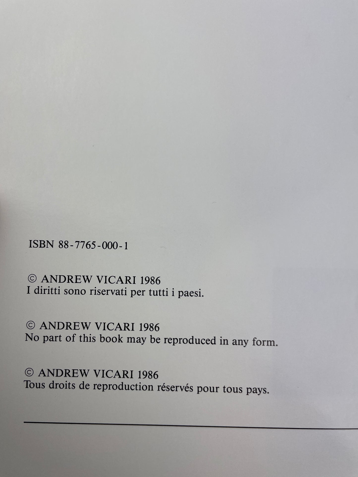 Andrew Vican art book signed limited edition 1986 Daniel Curzi French contemporary artist lithograph collectible Vie et Oeuvres monograph rare art biography Paris France artist portfolio signed numbered lithograph modern art 20th century European painting graphic arts limited print 3250 edition Daniel Curzi study Vican works catalogue France art market collectors edition modernist French painter portfolio rare art book art historian lithograph included.