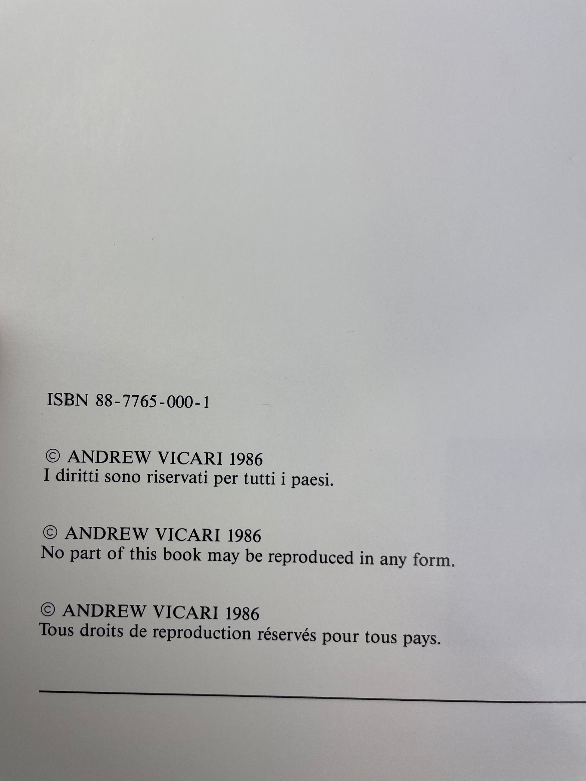 Andrew Vican art book signed limited edition 1986 Daniel Curzi French contemporary artist lithograph collectible Vie et Oeuvres monograph rare art biography Paris France artist portfolio signed numbered lithograph modern art 20th century European painting graphic arts limited print 3250 edition Daniel Curzi study Vican works catalogue France art market collectors edition modernist French painter portfolio rare art book art historian lithograph included.
