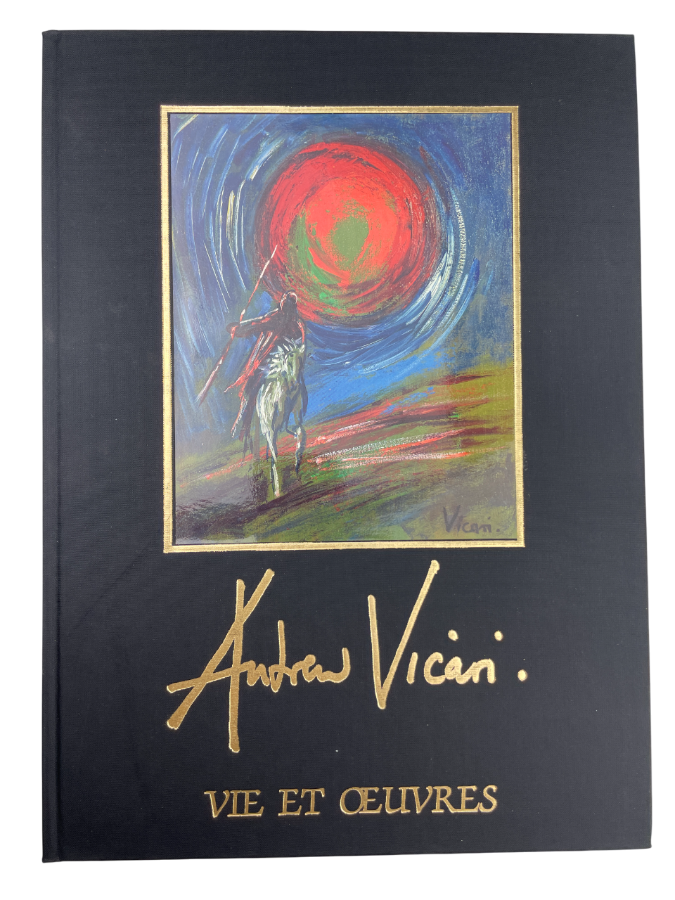 Andrew Vican art book signed limited edition 1986 Daniel Curzi French contemporary artist lithograph collectible Vie et Oeuvres monograph rare art biography Paris France artist portfolio signed numbered lithograph modern art 20th century European painting graphic arts limited print 3250 edition Daniel Curzi study Vican works catalogue France art market collectors edition modernist French painter portfolio rare art book art historian lithograph included.