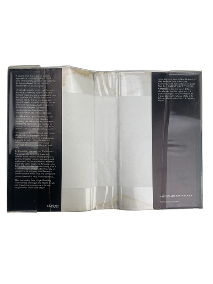 First UK edition, first printing of Interview with the Vampire by Anne Rice, 1976, published by Raven Books. A gothic horror masterpiece and debut novel that began The Vampire Chronicles, it explores immortality, loss, and desire through the confessional voice of Louis and the haunting child-vampire Claudia. A cornerstone of modern vampire fiction, adapted into the 1994 film and 2022 TV series, sought after by collectors of horror first editions.