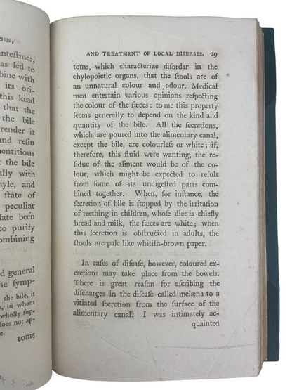 John Abernethy 1809 Surgical Observations rare antique medical book early surgery text arterial ligation aneurism treatment constitutional disease theory St Bartholomew’s Hospital surgeon John Hunter student historic surgical treatise Longman London 19th century medical history collectible original edition influential surgical work rare book dealer UK