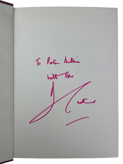 Getting Older, Growing Younger 1984 Barbara Cartland signed first edition hardcover Sidgwick and Jackson London personal letter included Dame Commander Order of the British Empire DBE autobiography vitality beauty self-discipline graceful aging longevity health romance author prolific 20th century British literature rare collectible signed book Cartland autograph Camfield Place Beatrix Potter stationery personal anecdotes youthful energy rejuvenation charm optimism self-assurance literature collectible Brit