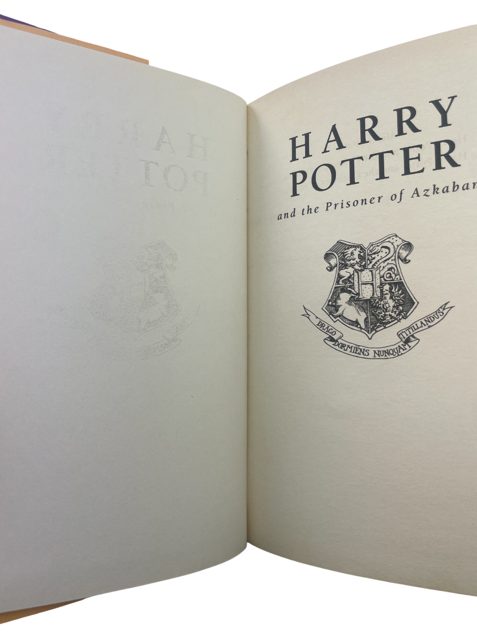 Harry Potter Prisoner of Azkaban 1999 Bloomsbury first edition second print rare early Harry Potter book collectible J.K. Rowling vintage fantasy novel UK edition high-resolution images rare Potter books investment copy early printing Bloomsbury cover art