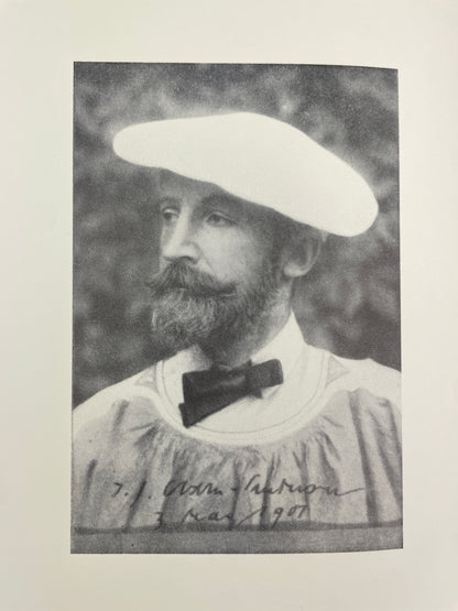 Vintage 1957 limited edition book Thomas James Cobden-Sanderson: Bookbinder and Printer, published in Copenhagen by Nordlundes Bogtrkkeri. Rare collectible fine press book on bookbinding and printing, limited to 100 copies. Arts and Crafts movement era design, printed on quality paper with elegant typography. Vintage bookbinding history collectible, ideal for collectors of rare books, printing history, and fine press editions.
