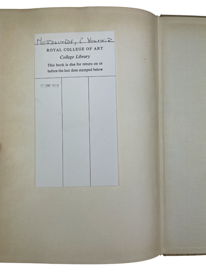Vintage 1957 limited edition book Thomas James Cobden-Sanderson: Bookbinder and Printer, published in Copenhagen by Nordlundes Bogtrkkeri. Rare collectible fine press book on bookbinding and printing, limited to 100 copies. Arts and Crafts movement era design, printed on quality paper with elegant typography. Vintage bookbinding history collectible, ideal for collectors of rare books, printing history, and fine press editions.
