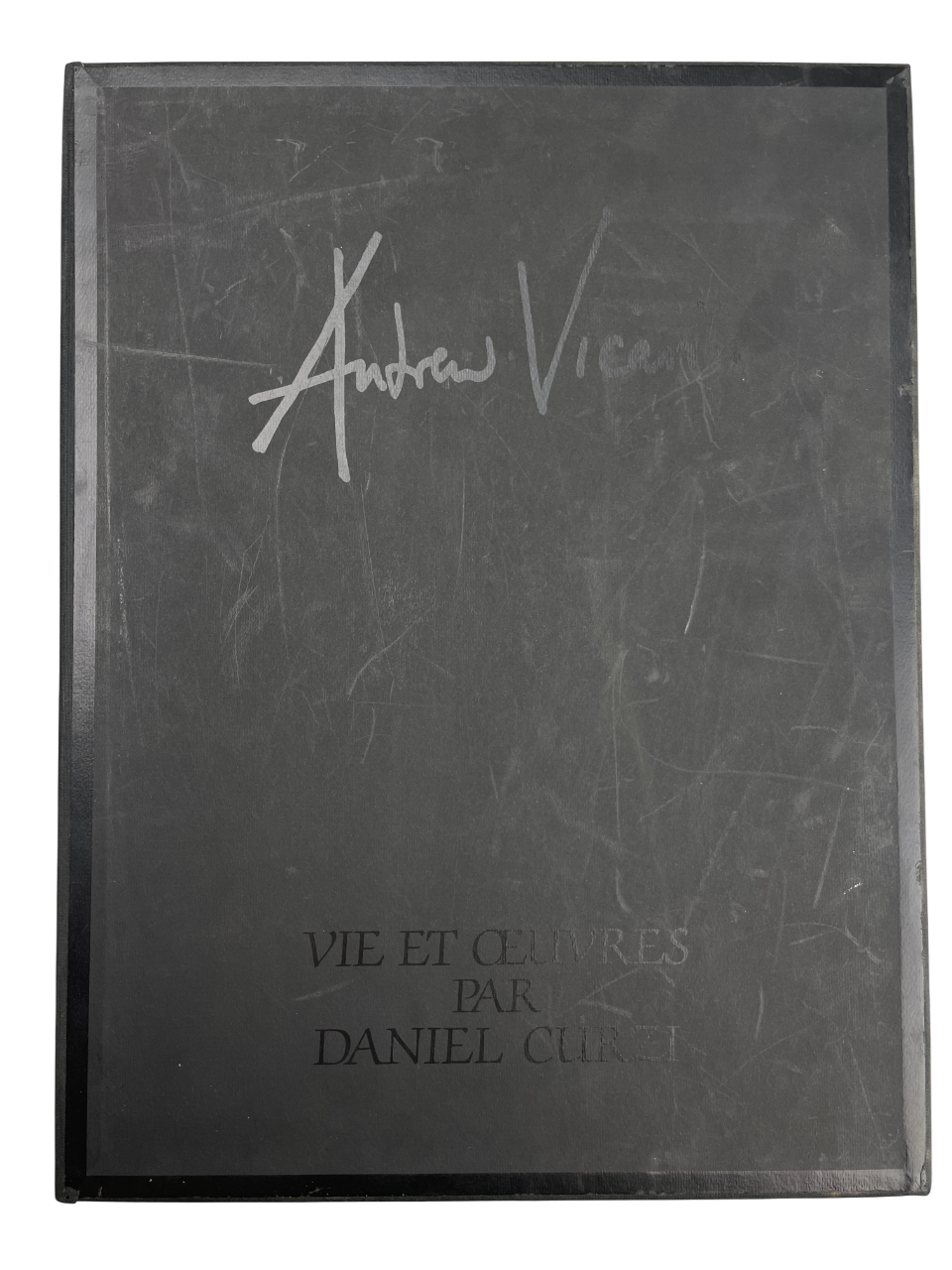Andrew Vican art book signed limited edition 1986 Daniel Curzi French contemporary artist lithograph collectible Vie et Oeuvres monograph rare art biography Paris France artist portfolio signed numbered lithograph modern art 20th century European painting graphic arts limited print 3250 edition Daniel Curzi study Vican works catalogue France art market collectors edition modernist French painter portfolio rare art book art historian lithograph included.