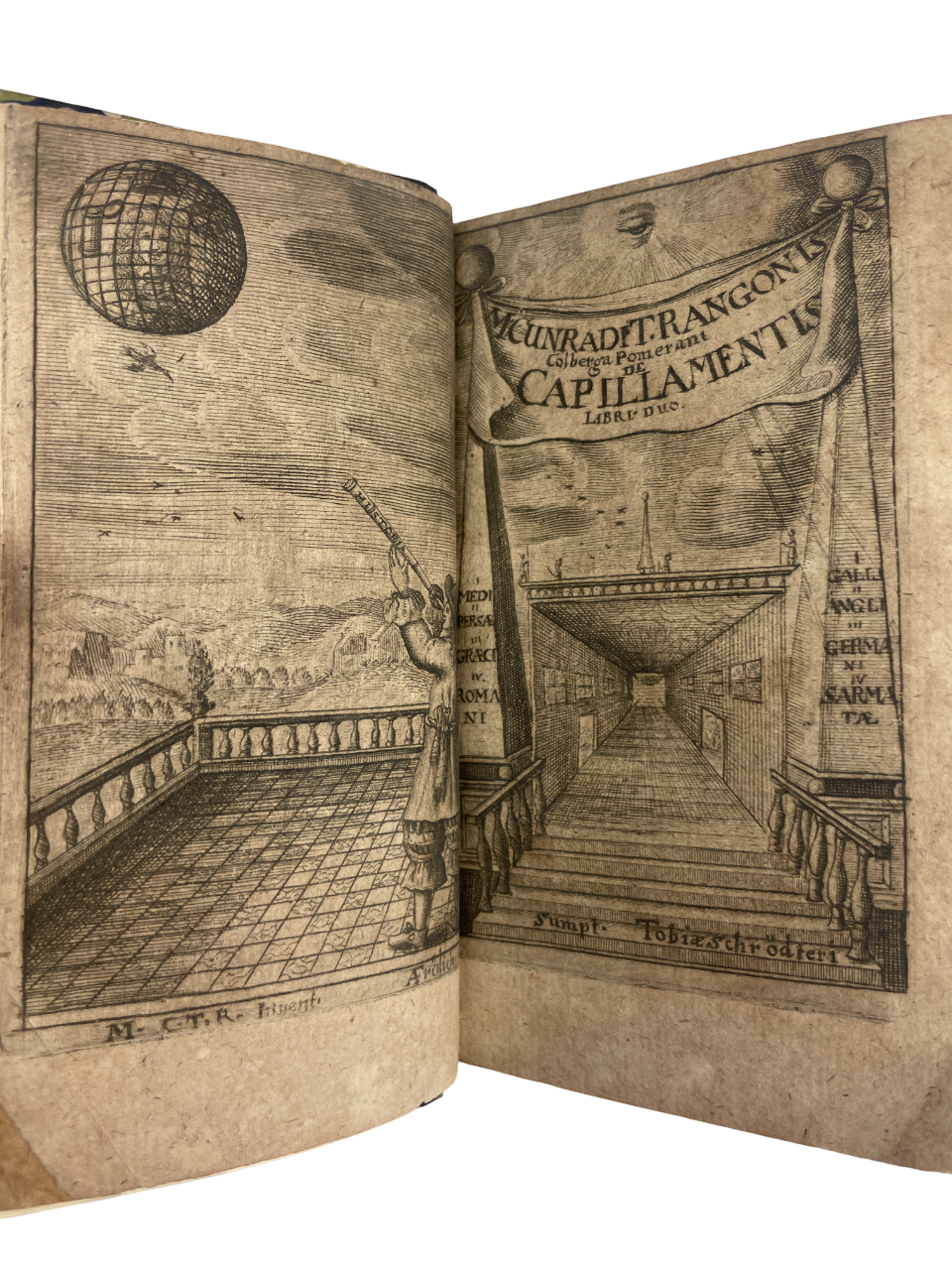 First edition 1663 De Capillamentis Conrad Tiburtius Rango wigs hairpieces capillamenta seventeenth century rare book hair fashion historical treatise daily use theatrical hairstyles materials construction social norms cultural significance natural historian Lutheran theologian Magdeburg rare antique book collectible early modern hair study