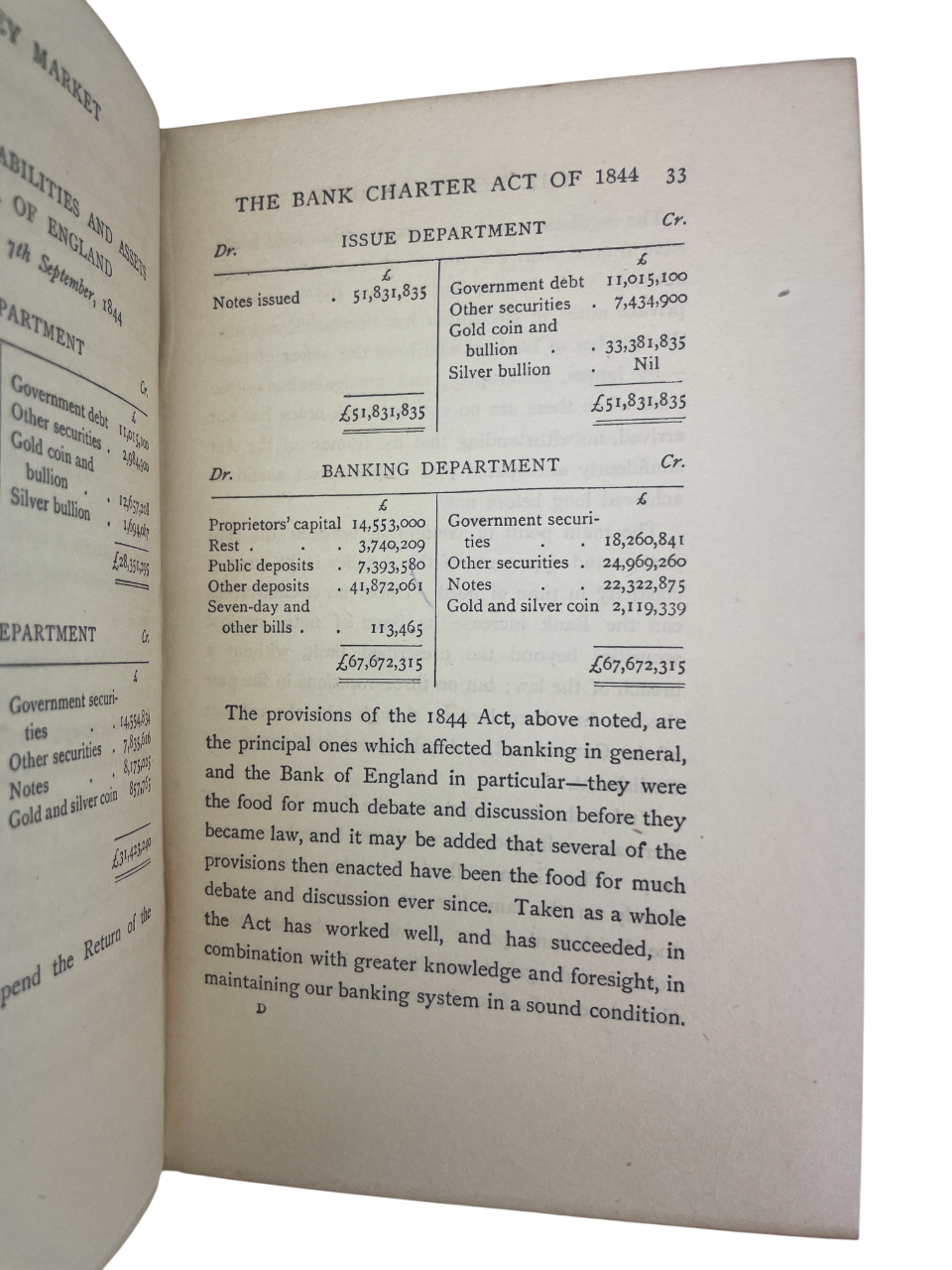 The Money Market 1911 F. Straker rare finance book early British banking history Bank of England origins Bank Charter Act 1844 London financial centre evolution private banks joint-stock banks bill brokers clearing house foreign exchanges economics history rare antique finance book collectible Methuen 1911 monetary system early banking study vintage economic text high-resolution images rare financial history reference
