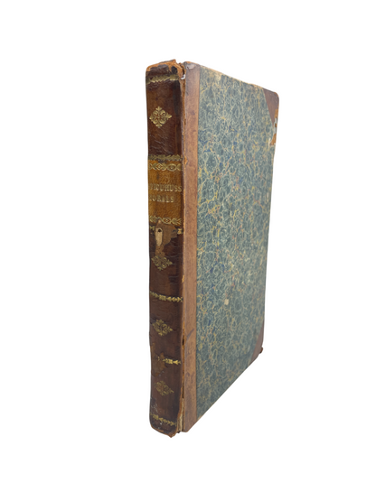 a rare 1712 English edition of Epicurus’s Morals, translated by John Digby and printed for Sam. Briscoe, presenting Epicurean philosophy, moral maxims, and the Wise Man sayings, including the Letter to Menoeceus, Saint-Évremond’s biography of Epicurus, and Isocrates’ Advice to Demonicus. Based on Diogenes Laertius’ accounts, this early 18th-century translation reflects renewed seventeenth-century interest in Epicurean rational ethics, atomism, and practical moral guidance. The volume features period binding