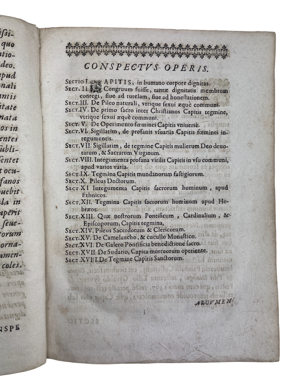 First edition 1655 Tractatus De Pileo Theophile Raynaud Petrus de Maridat Jesuit theology treatise hats headgear mitres cardinal hats Jewish rabbi caps royal French crowns female headdresses sacred secular ceremonial headwear ritual material culture 17th century historical study religious social symbolism antiquarian rare book collectible