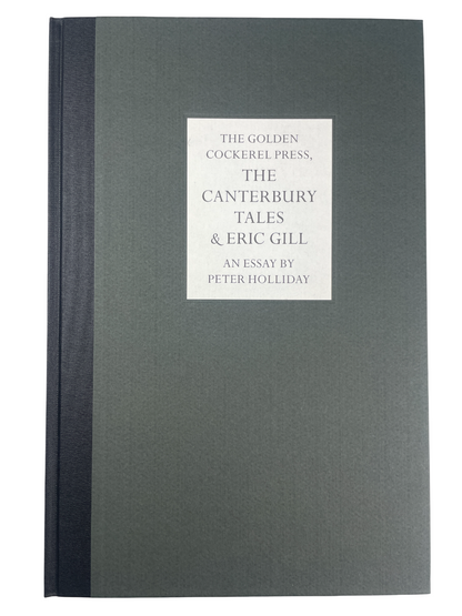 Geoffrey Chaucer The Canterbury Tales Folio Society limited edition 2010 no 687 of 1980 fine press facsimile Golden Cockerel Press Eric Gill engravings illustrated book typography art design collector rare Folio Society London Chaucer edition literature classic medieval poetry fine binding limited print Folio Society Canterbury Tales Golden Cockerel reproduction Eric Gill illustrations rare collectible book fine press printing British literature history deluxe edition collectors copy