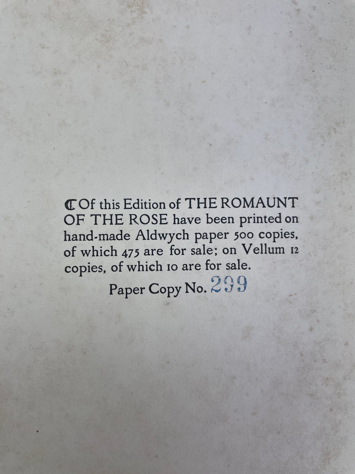 Limited edition 1908 The Romaunt of the Rose Geoffrey Chaucer Middle English translation Le Roman de la Rose rare medieval literature book illustrated Keith Henderson Norman Wilkinson allegorical dream-vision courtly love medieval poetry collectible Chatto & Windus London early 20th century plates decorative art rare book UK Chaucerian translation medieval allegory classic literature collectible edition