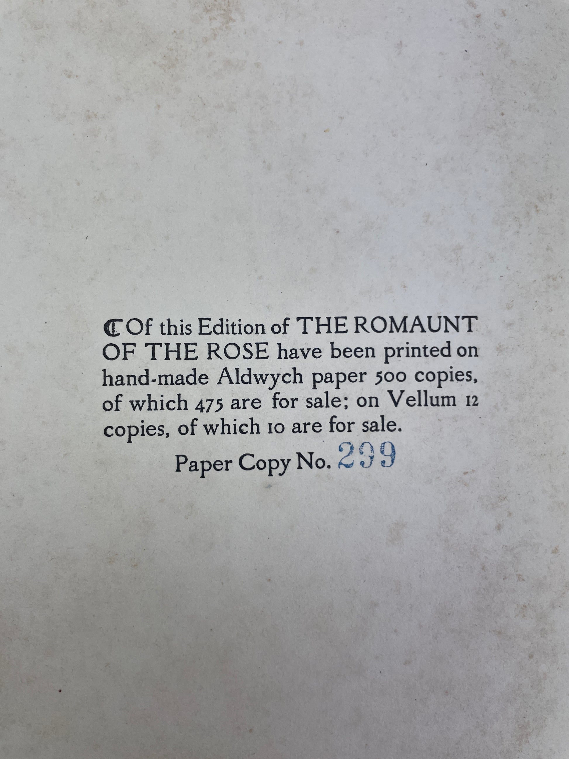 Limited edition 1908 The Romaunt of the Rose Geoffrey Chaucer Middle English translation Le Roman de la Rose rare medieval literature book illustrated Keith Henderson Norman Wilkinson allegorical dream-vision courtly love medieval poetry collectible Chatto & Windus London early 20th century plates decorative art rare book UK Chaucerian translation medieval allegory classic literature collectible edition
