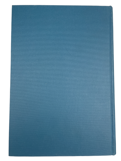  blue cloth book titled The Universal Penman 1941 limited edition no. 609 of 1000 Paul A. Struck fine facsimile of George Bickham’s 18th century calligraphy and engraving masterpiece English penmanship typography history ornamental lettering rare fine press book art of handwriting engraved specimens by master writing teachers London 1733–1741 collected plates calligraphic design historic script typography study limited printing Royal College of Art bookplate provenance rare British art book engraving
