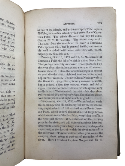 1835 first edition of The Life of Aaron Burr by Samuel L. Knapp, rare U.S. history biography of Revolutionary War officer, U.S. Senator, and Vice President. Inscribed “Peter [middle name] Burr,” indicating potential Burr family provenance. Chronicles military service under Washington and Arnold, duel with Hamilton, treason trial, and political career. Vital for collectors of rare American history books, 19th-century political biographies, Revolutionary era studies, and Burr family historical materials