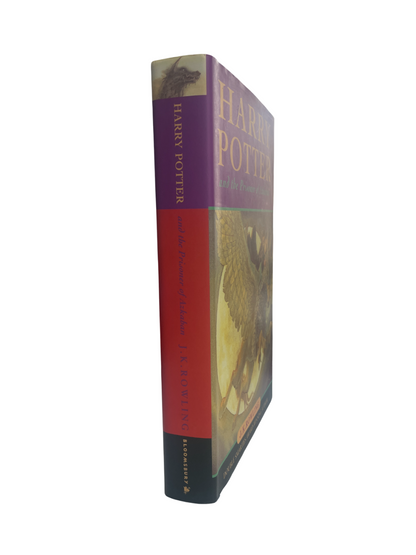 Harry Potter Prisoner of Azkaban 1999 Bloomsbury first edition second print rare early Harry Potter book collectible J.K. Rowling vintage fantasy novel UK edition high-resolution images rare Potter books investment copy early printing Bloomsbury cover art