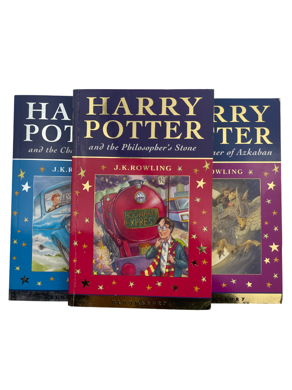 Harry Potter Celebration Issues first edition first printing Bloomsbury 2001 2004 collectible Harry Potter books rare early editions J.K. Rowling special Celebration Editions set trio UK Bloomsbury covers high-resolution images collectible Potter memorabilia vintage Harry Potter collection rare fantasy books investment copy