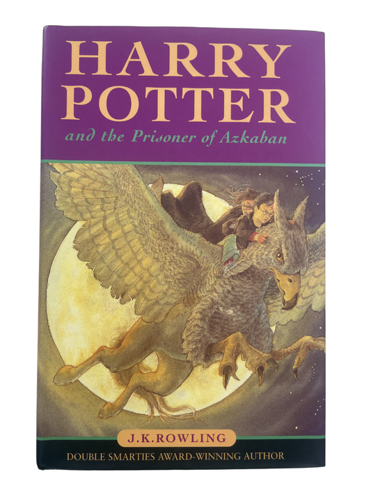 Harry Potter Prisoner of Azkaban 1999 Bloomsbury first edition second print rare early Harry Potter book collectible J.K. Rowling vintage fantasy novel UK edition high-resolution images rare Potter books investment copy early printing Bloomsbury cover art