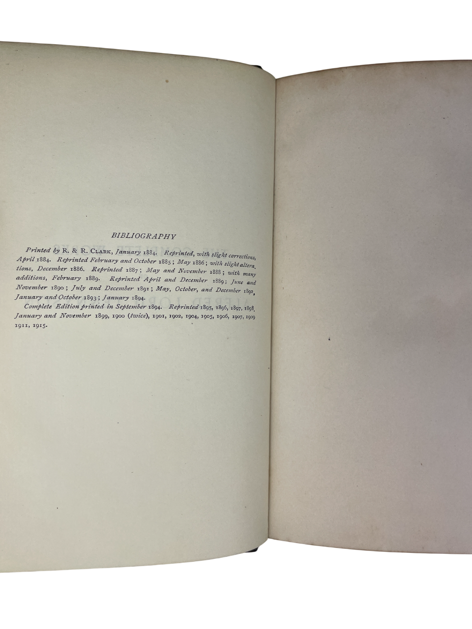 Alfred Tennyson - The Works - 1915