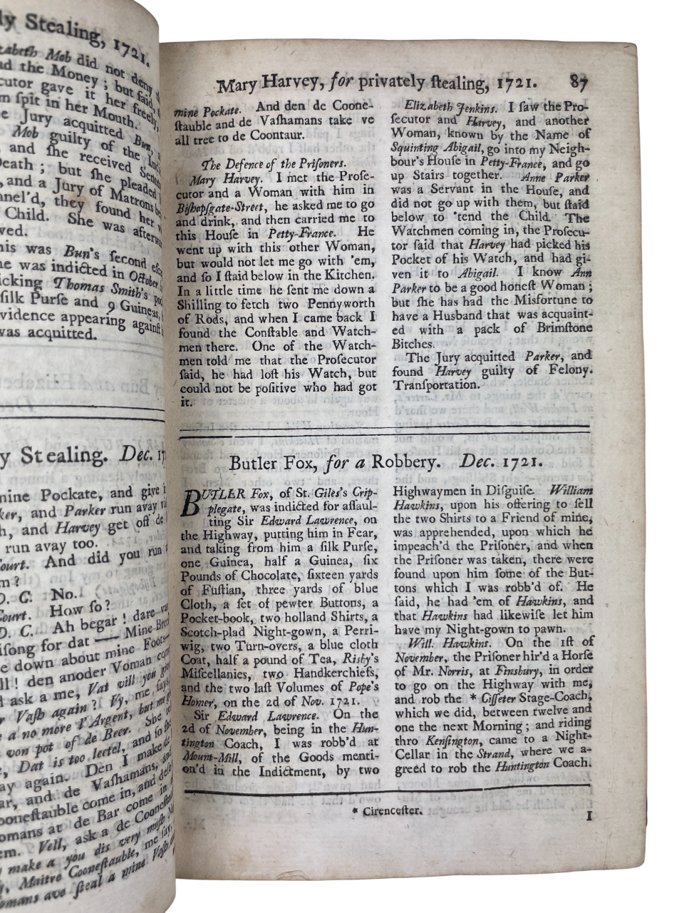 Select Trials for Murders, Robberies, Rapes, Sodomy, Coining, Frauds - 1734-1735