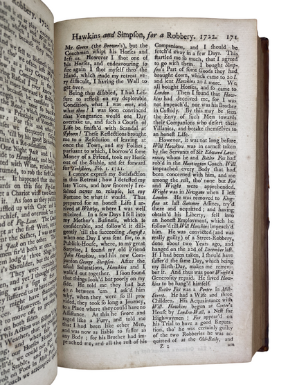 Select Trials for Murders, Robberies, Rapes, Sodomy, Coining, Frauds - 1734-1735