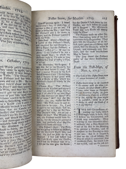 Select Trials for Murders, Robberies, Rapes, Sodomy, Coining, Frauds - 1734-1735
