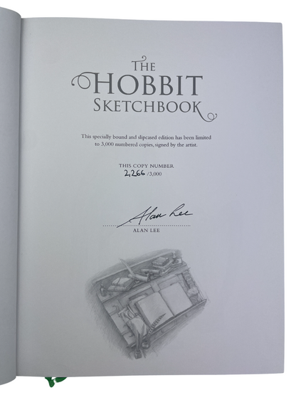 Tolkien Alan Lee signed limited edition deluxe box set 2019 HarperCollins The Hobbit Sketchbook The Lord of the Rings Sketchbook collector rare numbered 3000 copies Middle Earth art illustration concept drawings fantasy books Tolkien collection signed Alan Lee artwork rare Tolkien edition Hobbit LOTR gift boxed set fine press fantasy literature collectible signed Tolkien illustrator Alan Lee art books deluxe Harper Collins Tolkien Middle Earth rare illustrated edition fantasy art collectors.