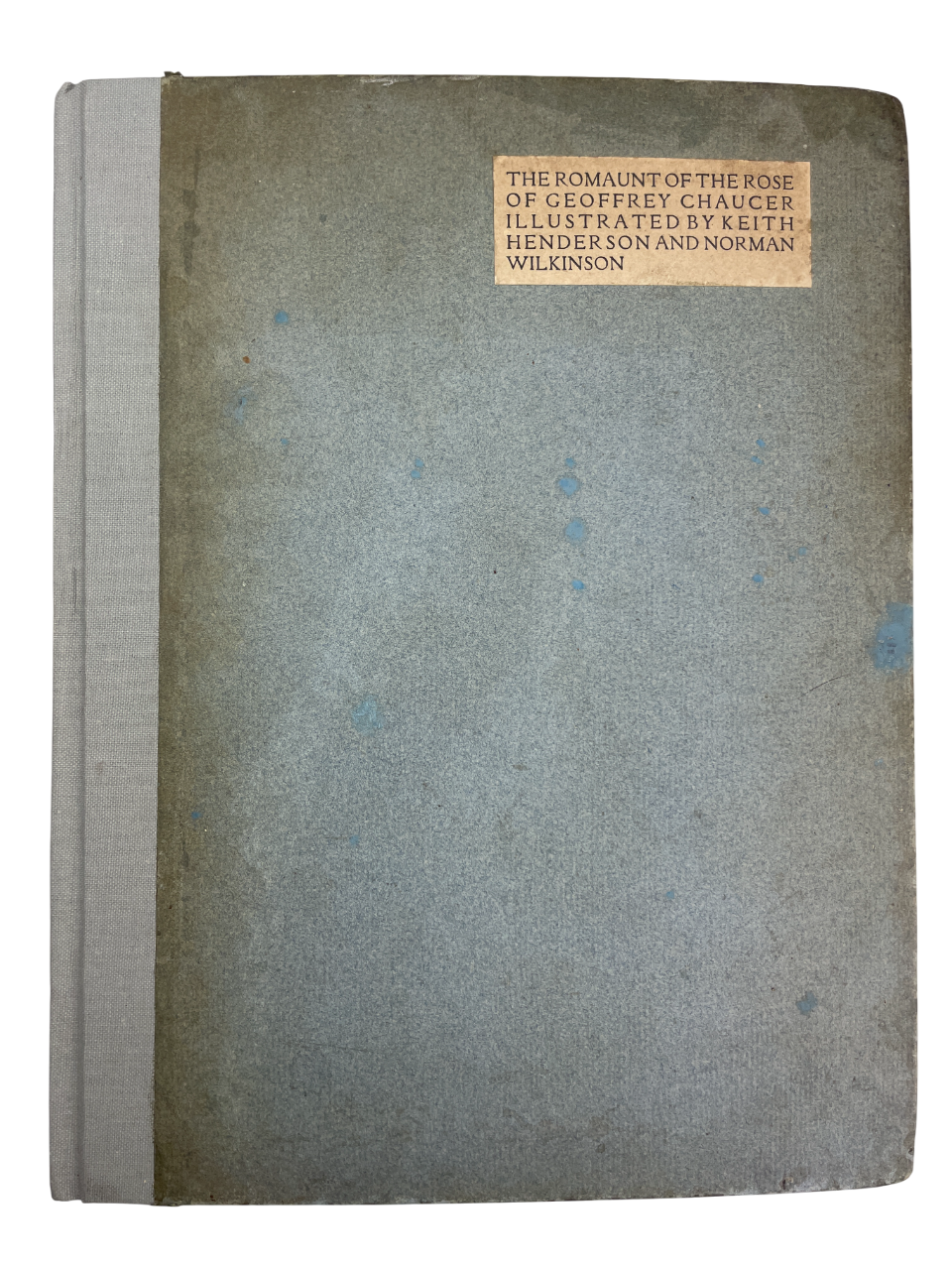 Limited edition 1908 The Romaunt of the Rose Geoffrey Chaucer Middle English translation Le Roman de la Rose rare medieval literature book illustrated Keith Henderson Norman Wilkinson allegorical dream-vision courtly love medieval poetry collectible Chatto & Windus London early 20th century plates decorative art rare book UK Chaucerian translation medieval allegory classic literature collectible edition
