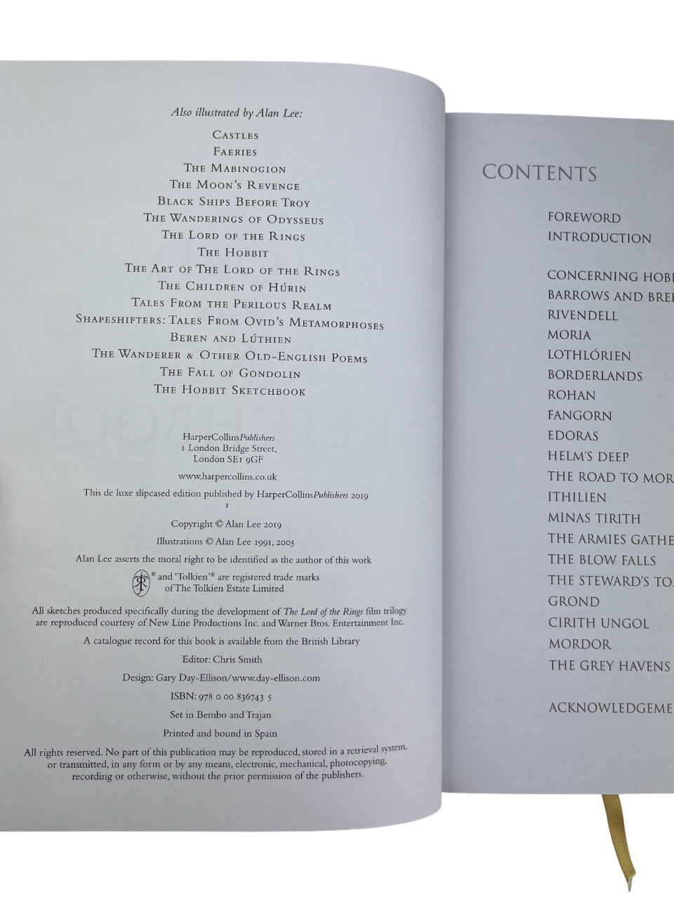 Tolkien Alan Lee signed limited edition deluxe box set 2019 HarperCollins The Hobbit Sketchbook The Lord of the Rings Sketchbook collector rare numbered 3000 copies Middle Earth art illustration concept drawings fantasy books Tolkien collection signed Alan Lee artwork rare Tolkien edition Hobbit LOTR gift boxed set fine press fantasy literature collectible signed Tolkien illustrator Alan Lee art books deluxe Harper Collins Tolkien Middle Earth rare illustrated edition fantasy art collectors.