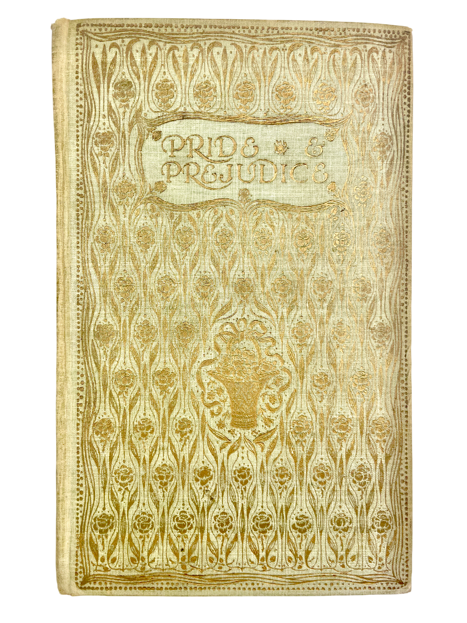 Pride and Prejudice 1907 first edition thus J.M. Dent Charles Brock illustrated rare antique book Jane Austen color illustrations gilt binding pictorial endpapers early 20th century edition collectible classic literature rare books illustrated Austen edition gilt spine decorative cover fine binding art illustration early color printing Regency novel British literature collectible gift for collectors rare Austen volume early edition English classic Brock art plates.