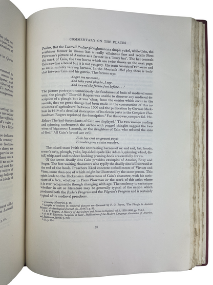 W. O. Hassall The Holkham Bible Picture Book 1954 Dropmore Press London signed first printed edition facsimile 14th century English illuminated manuscript medieval art rare book fine press Bodleian Library Holkham Hall Earl of Leicester Geoffrey Chaucer era illustration history religious manuscript rare collector edition limited signed Hassall commentary medieval illumination art history Dropmore Press fine printing collectible rare facsimile British Library acquisition