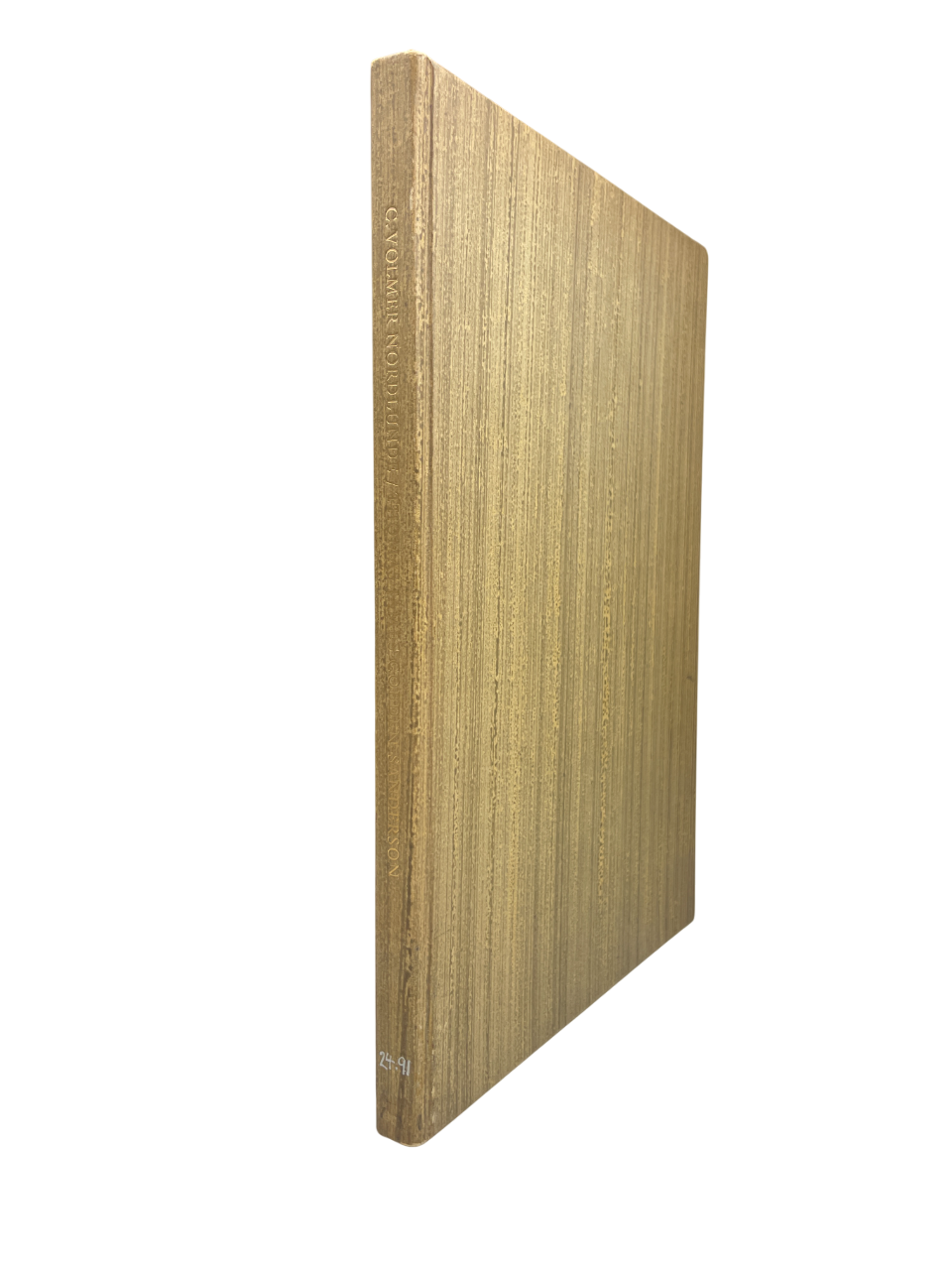 Vintage 1957 limited edition book Thomas James Cobden-Sanderson: Bookbinder and Printer, published in Copenhagen by Nordlundes Bogtrkkeri. Rare collectible fine press book on bookbinding and printing, limited to 100 copies. Arts and Crafts movement era design, printed on quality paper with elegant typography. Vintage bookbinding history collectible, ideal for collectors of rare books, printing history, and fine press editions.
