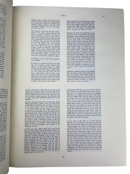 Gutenberg Bible Commentary 1985 Jean-Marie Dodu two volumes first edition Editions Les Incunables rare scholarly study historical background transcription translation first major printed book movable type antique rare book printing history typography scholarly tribute large heavy collectible Gutenberg Bible analysis early printing history European incunabula rare books collectors Jean-Marie Dodu historical study two-volume rare book print culture bibliophiles early European printing rare scholarly edition a