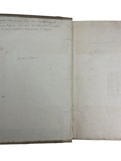 First edition 1816 Thomas Maurice Observations Connected with Astronomy Ancient History Sacred Profane Ruins of Babylon Tower of Babel Persepolis Great Pagoda Tanjore Mexican Temple John Murray London rare antiquarian travel study comparative religion mythology Indian subcontinent engraved plates early 19th century philology historical analysis antiquarian book collectible