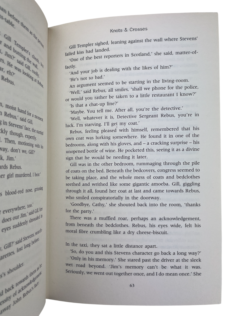 Knots & Crosses 2007 Ian Rankin signed first edition Orion Books London debut novel Inspector Rebus Scottish crime fiction thriller mystery Edinburgh detective collectible rare signed first edition psychological tension dark undercurrents city Ian Rankin debut signed novel Rebus series collectible Highland Park Whisky magazine competition Edinburgh crime literature rare contemporary Scottish author signed first edition Knots & Crosses collectible Ian Rankin rare 2007 first edition
