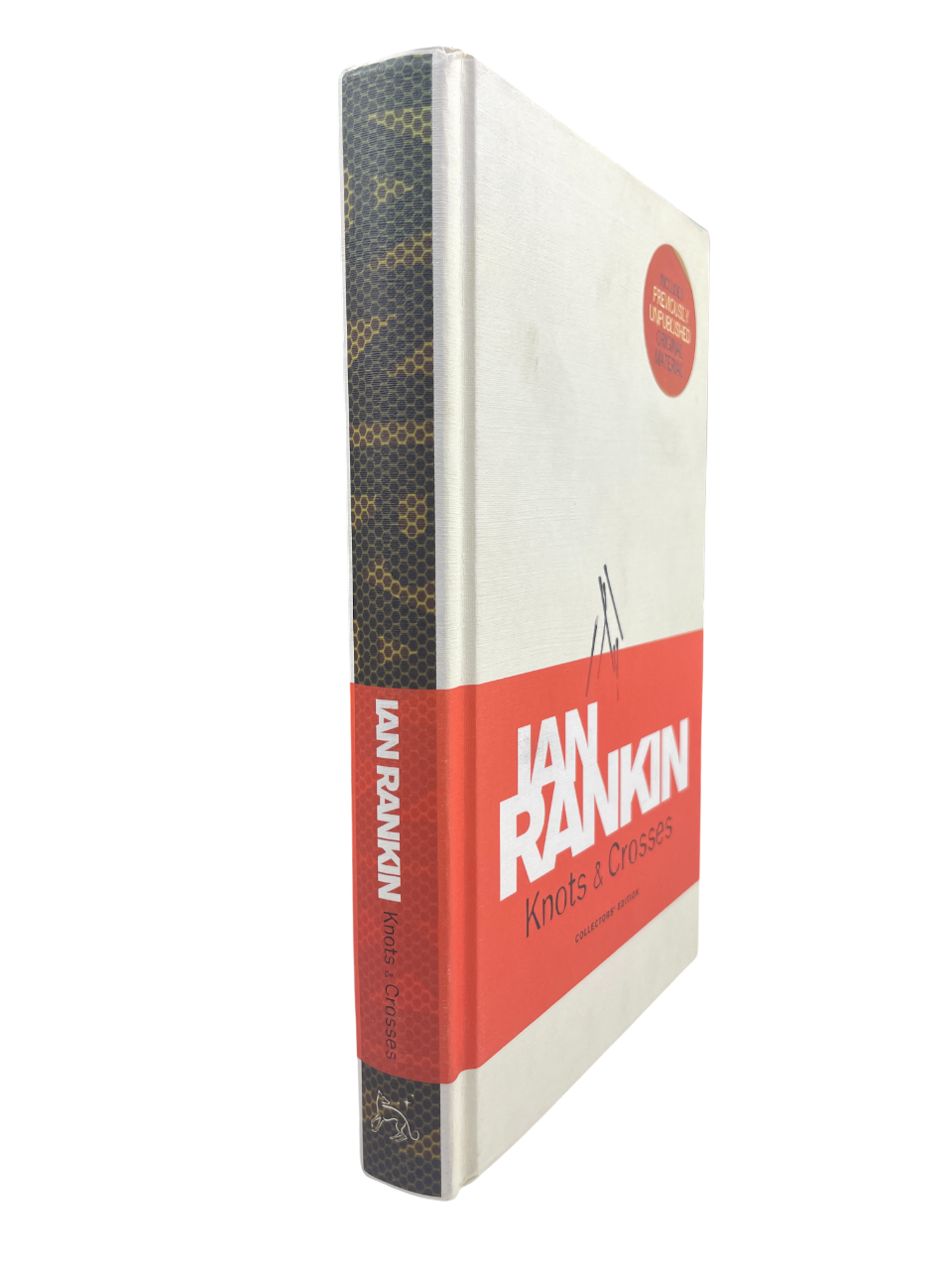Knots & Crosses 2007 Ian Rankin signed first edition Orion Books London debut novel Inspector Rebus Scottish crime fiction thriller mystery Edinburgh detective collectible rare signed first edition psychological tension dark undercurrents city Ian Rankin debut signed novel Rebus series collectible Highland Park Whisky magazine competition Edinburgh crime literature rare contemporary Scottish author signed first edition Knots & Crosses collectible Ian Rankin rare 2007 first edition