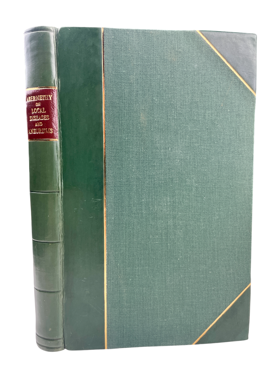 John Abernethy 1809 Surgical Observations rare antique medical book early surgery text arterial ligation aneurism treatment constitutional disease theory St Bartholomew’s Hospital surgeon John Hunter student historic surgical treatise Longman London 19th century medical history collectible original edition influential surgical work rare book dealer UK