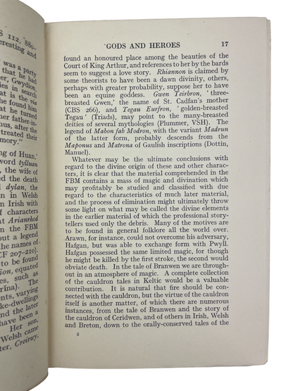 T. Gwynn Jones - Welsh Folklore and Folk-Custom - 1930 First edition book by Professor T. Gwynn Jones C.B.E. (1871–1949), a leading Welsh poet, scholar, and translator whose work shaped Welsh literature and education in the early twentieth century. This comprehensive text explores Celtic deities, fairies, ghosts, folk rituals, and weather lore, tracing their lasting influence on Welsh culture.