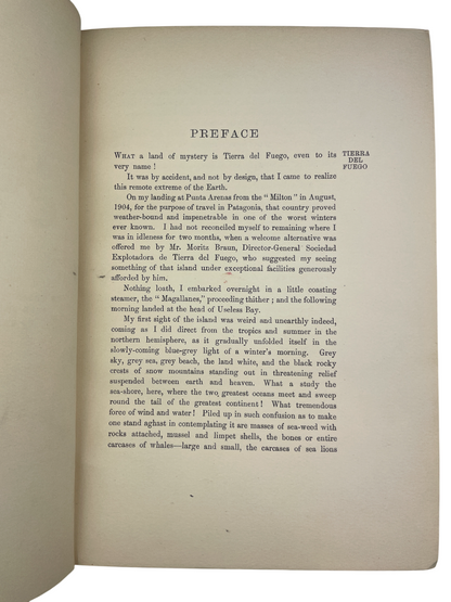  Rare antique ornithology book The Birds of Tierra del Fuego by Richard Crawshay, 1907 first edition limited to 300 copies, published by Bernard Quaritch London. Early 20th century natural history collectible with 21 hand-coloured lithographed bird plates, 23 photogravure landscape views, wood-engraved dedication, and colour map. Bound for the Zoological Society of London. Classic rare book of South American birds, Tierra del Fuego expedition 1904, featuring detailed species descriptions, plumage, habitat n