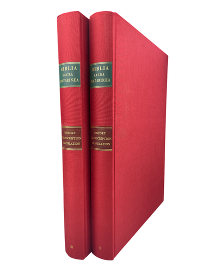 Gutenberg Bible Commentary 1985 Jean-Marie Dodu two volumes first edition Editions Les Incunables rare scholarly study historical background transcription translation first major printed book movable type antique rare book printing history typography scholarly tribute large heavy collectible Gutenberg Bible analysis early printing history European incunabula rare books collectors Jean-Marie Dodu historical study two-volume rare book print culture bibliophiles early European printing rare scholarly edition a