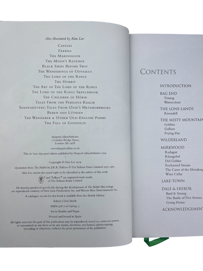 Tolkien Alan Lee signed limited edition deluxe box set 2019 HarperCollins The Hobbit Sketchbook The Lord of the Rings Sketchbook collector rare numbered 3000 copies Middle Earth art illustration concept drawings fantasy books Tolkien collection signed Alan Lee artwork rare Tolkien edition Hobbit LOTR gift boxed set fine press fantasy literature collectible signed Tolkien illustrator Alan Lee art books deluxe Harper Collins Tolkien Middle Earth rare illustrated edition fantasy art collectors.