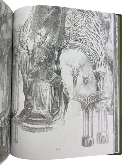 Tolkien Alan Lee signed limited edition deluxe box set 2019 HarperCollins The Hobbit Sketchbook The Lord of the Rings Sketchbook collector rare numbered 3000 copies Middle Earth art illustration concept drawings fantasy books Tolkien collection signed Alan Lee artwork rare Tolkien edition Hobbit LOTR gift boxed set fine press fantasy literature collectible signed Tolkien illustrator Alan Lee art books deluxe Harper Collins Tolkien Middle Earth rare illustrated edition fantasy art collectors.