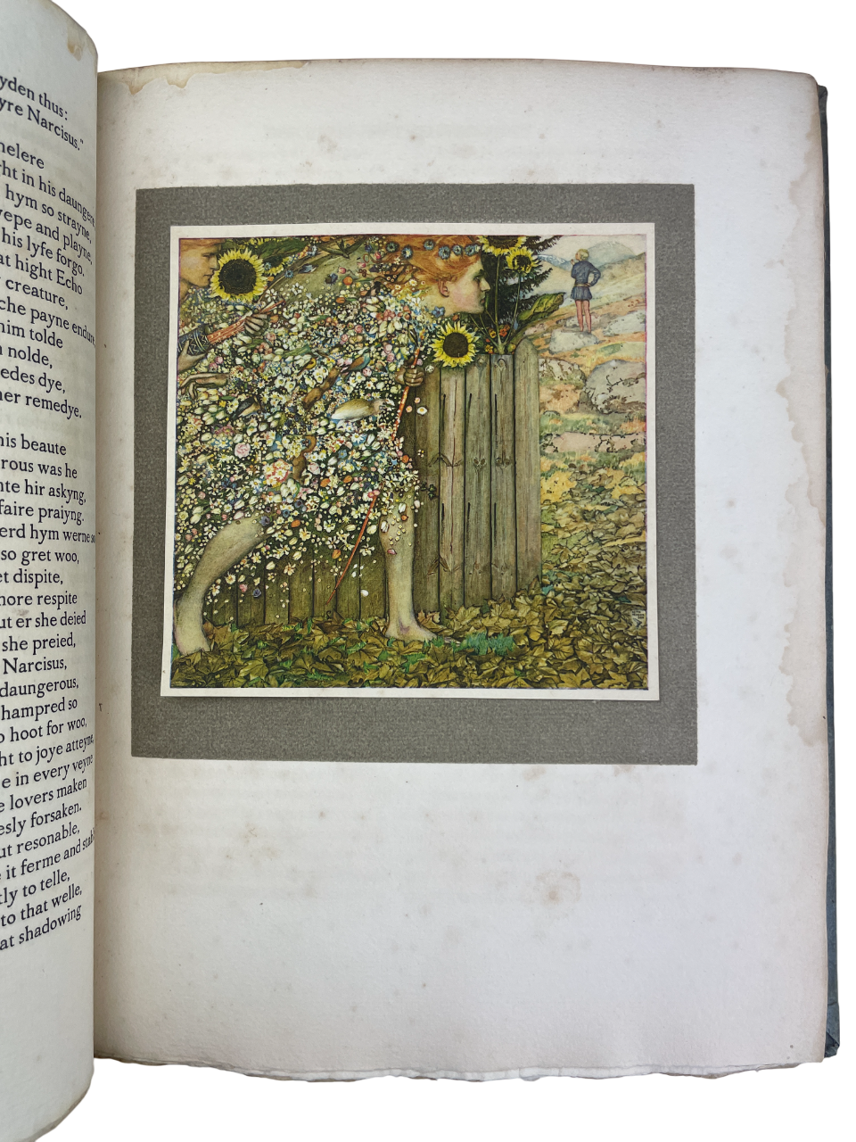 Limited edition 1908 The Romaunt of the Rose Geoffrey Chaucer Middle English translation Le Roman de la Rose rare medieval literature book illustrated Keith Henderson Norman Wilkinson allegorical dream-vision courtly love medieval poetry collectible Chatto & Windus London early 20th century plates decorative art rare book UK Chaucerian translation medieval allegory classic literature collectible edition