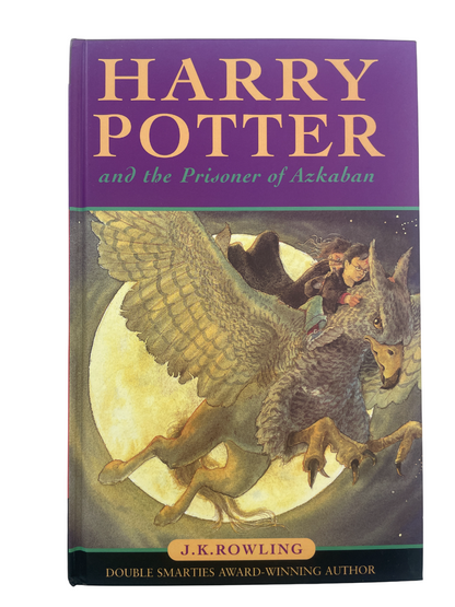 Harry Potter Prisoner of Azkaban 1999 Bloomsbury first edition second print rare early Harry Potter book collectible J.K. Rowling vintage fantasy novel UK edition high-resolution images rare Potter books investment copy early printing Bloomsbury cover art